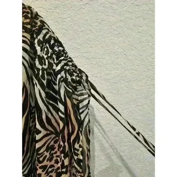 NWT. Express. MAXI DRESS Animal Print. SIZE SMALL - Picture 6 of 13